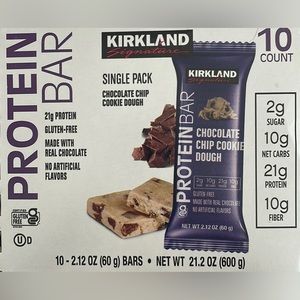Kirkland Chocolate Chip Cookie Dough 30 bars